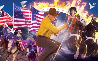 Picture of cast from Dolly Parton's Stampede in Pigeon Forge, Tenn