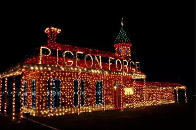 Pigeon Forge Winterfest lights
