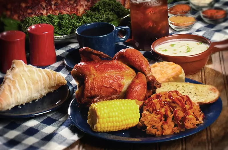 updated menu items with pulled pork