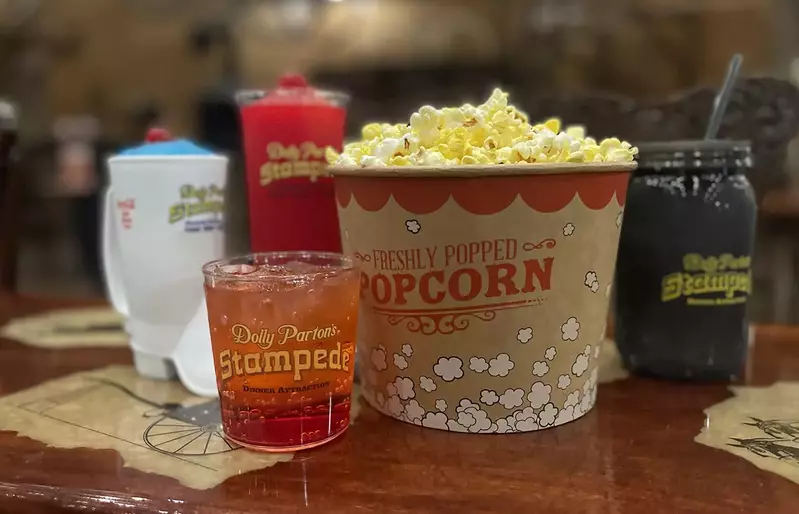 pre-show snacks and drinks