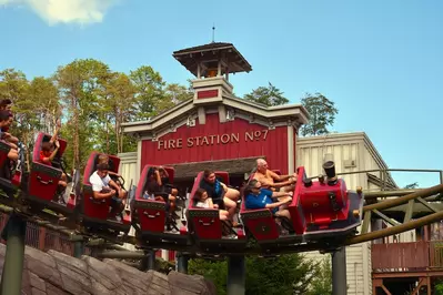 FireChaser Express ride at Dollywood