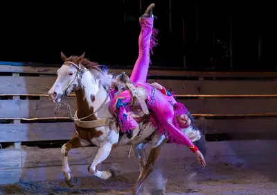 trick rider Stampede